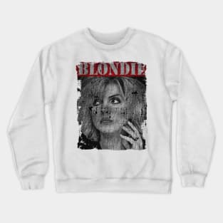 TEXTURE ART - BLONDIE ROCK BAND Crewneck Sweatshirt